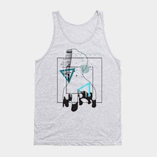 Digital age and loneliness version 3 Tank Top